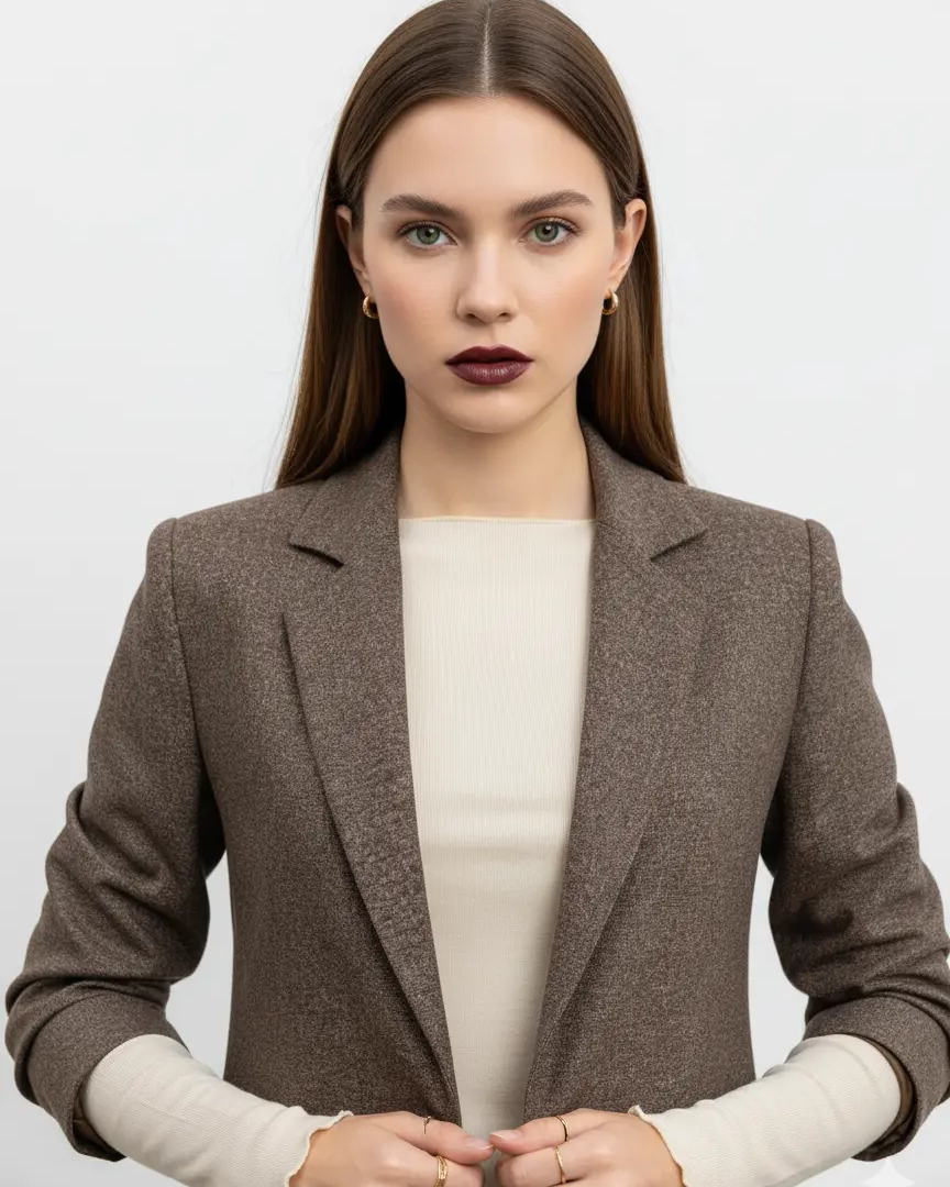 Giacca monopetto jaspè DORABELLA