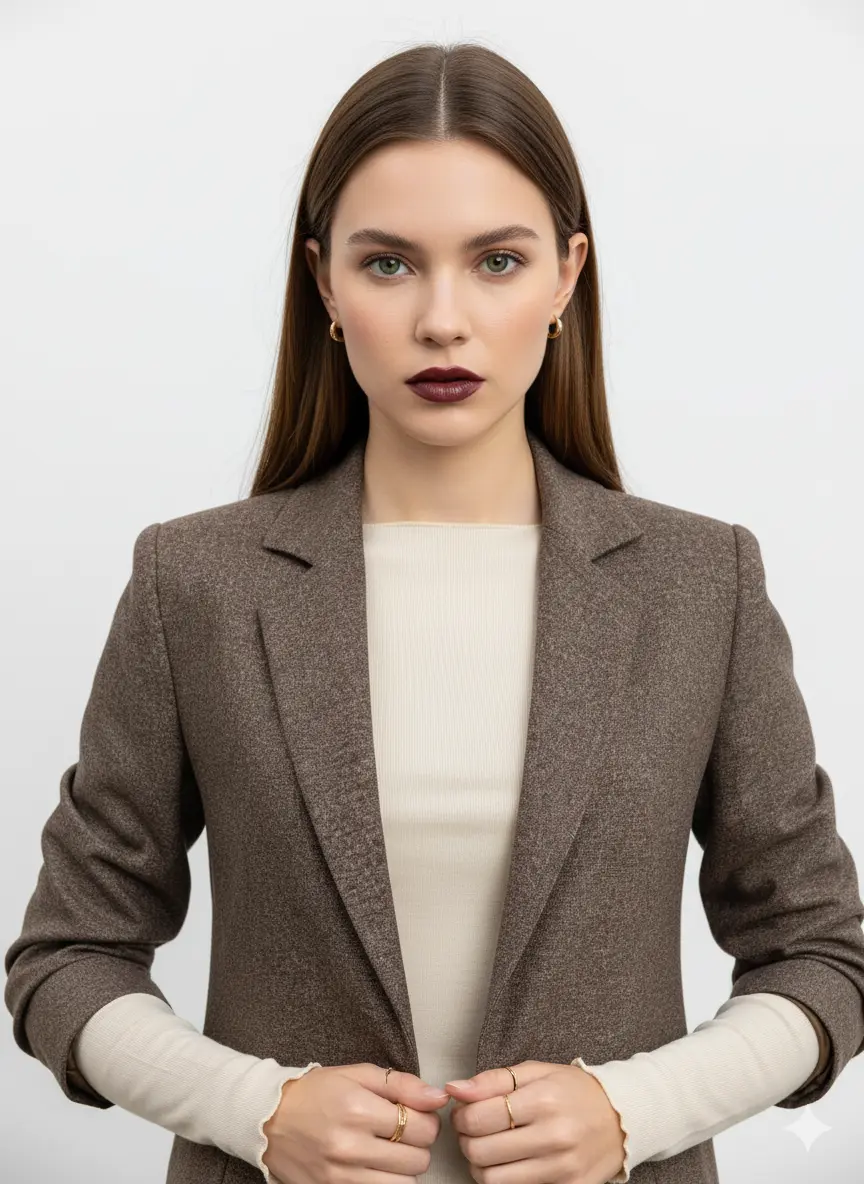 Giacca monopetto jaspè DORABELLA