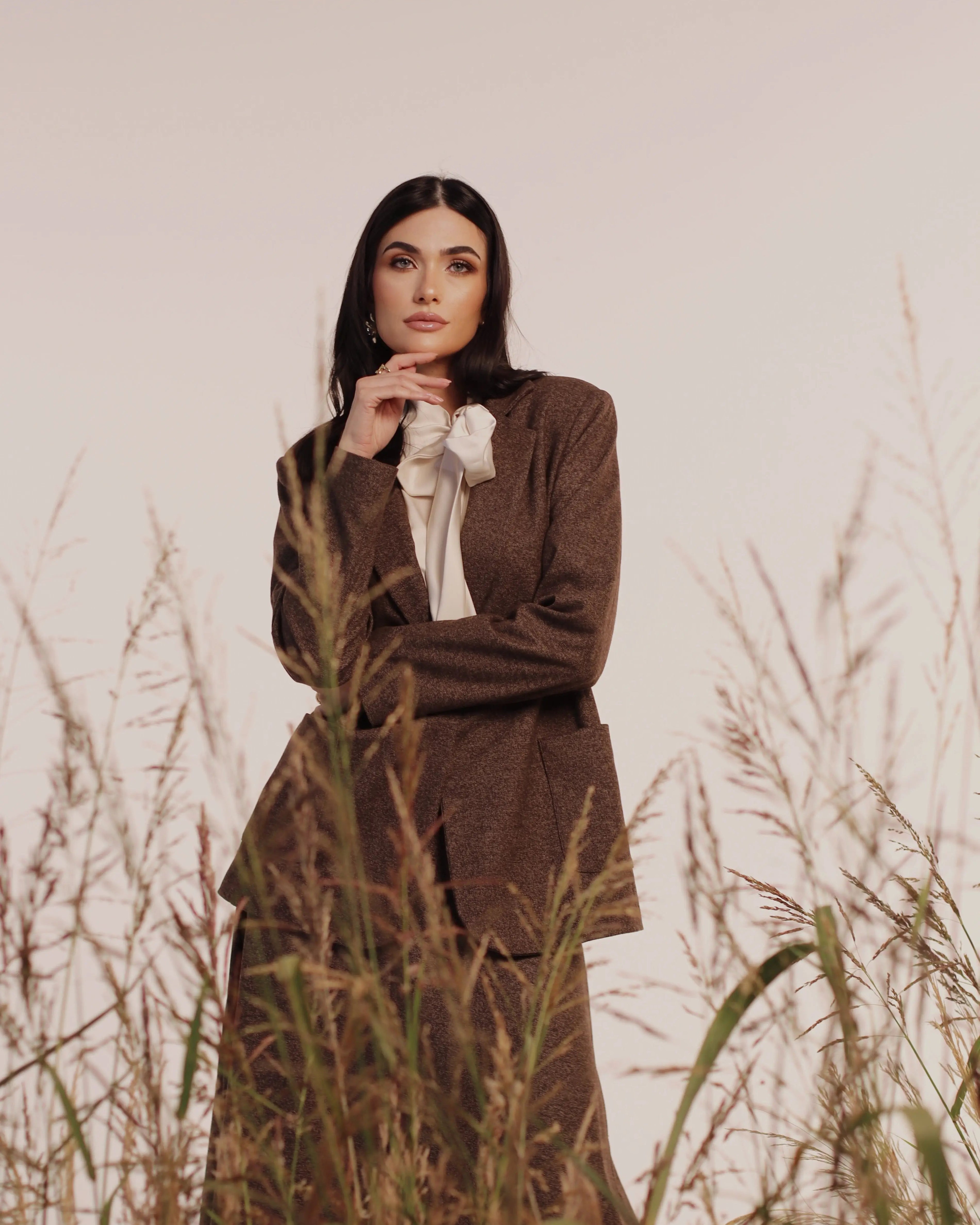 Giacca monopetto jaspè DORABELLA