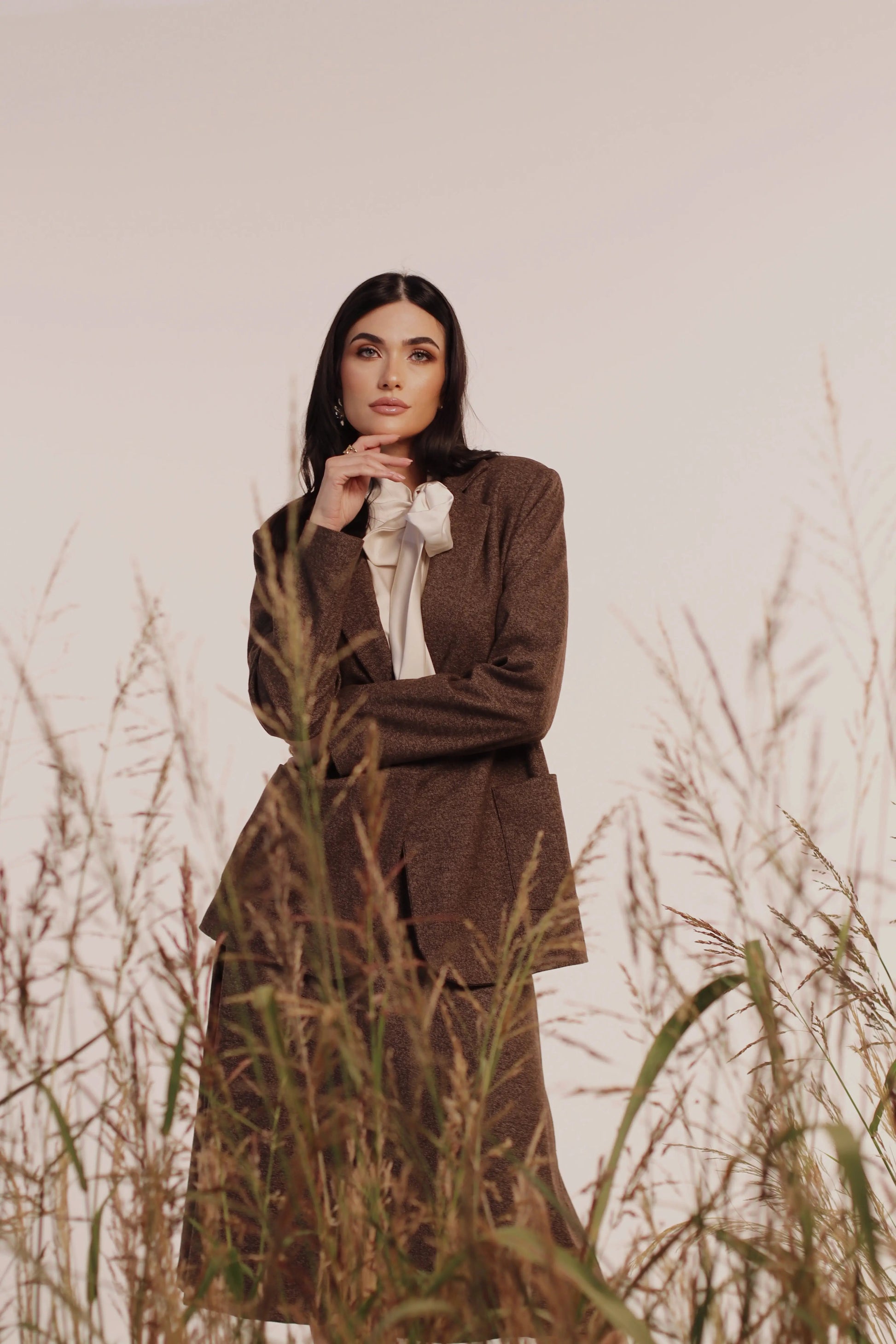 Giacca monopetto jaspè DORABELLA