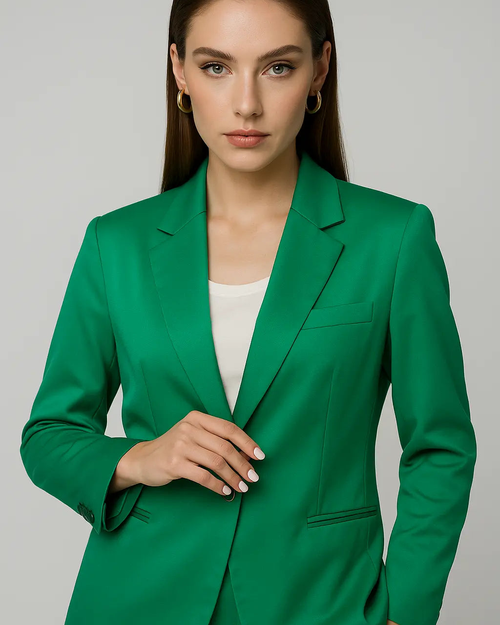 Giacca monopetto slim fit a maniche a tre quarti DORABELLA