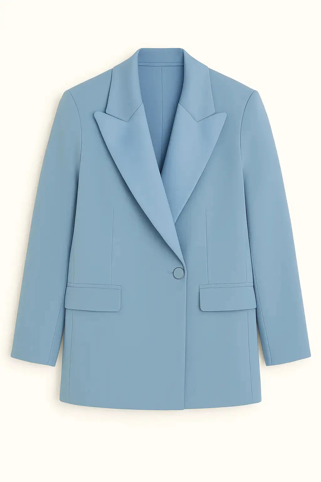 Giacca oversize doppio petto con rever e collo in raso a tono Unica by Dorabella