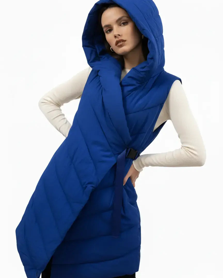 Gilet imbottito con cappuccio DORABELLA