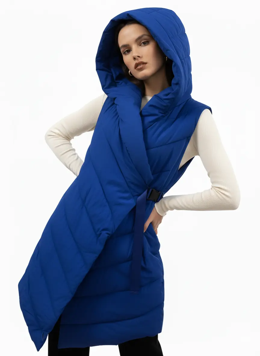 Gilet imbottito con cappuccio DORABELLA