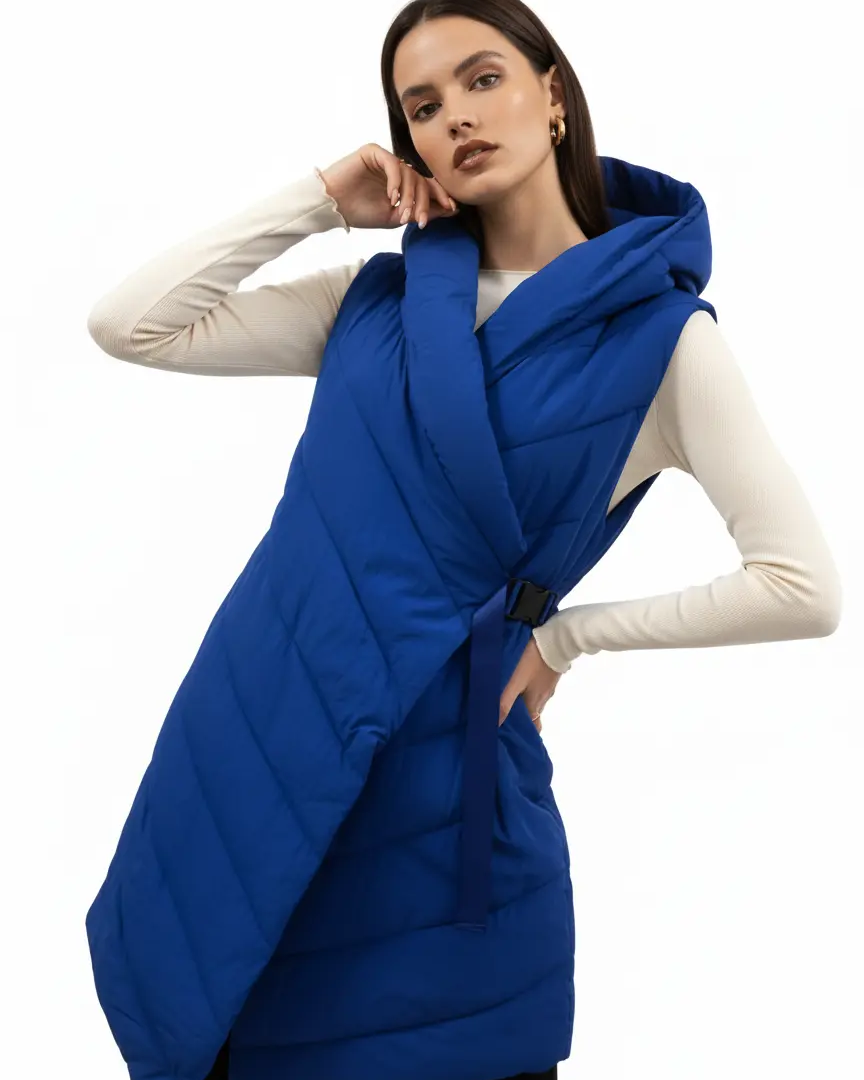 Gilet imbottito con cappuccio DORABELLA