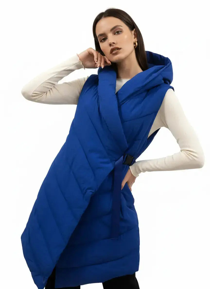 Gilet imbottito con cappuccio DORABELLA