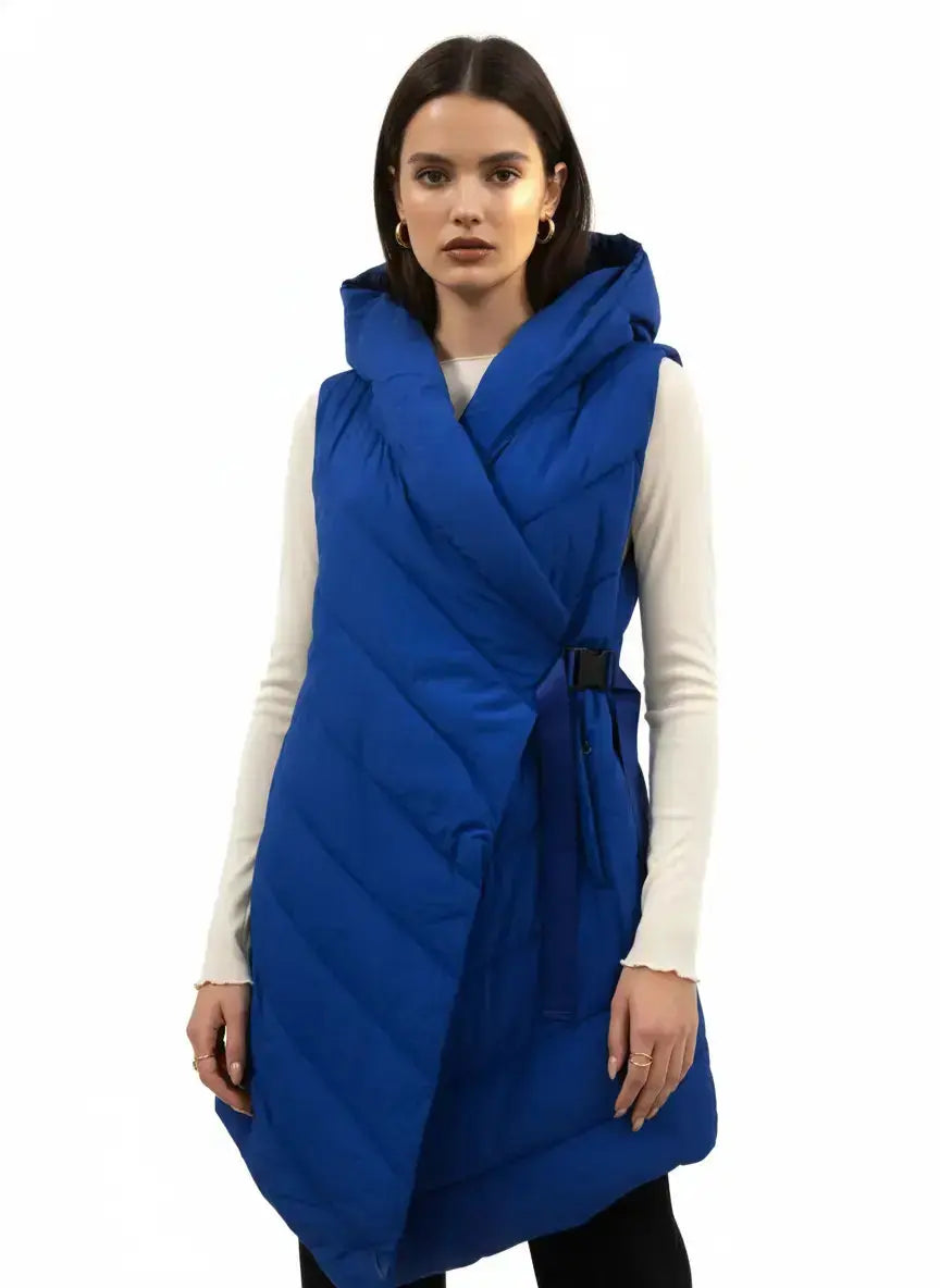 Gilet imbottito con cappuccio DORABELLA