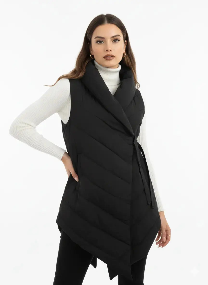 Gilet imbottito con cappuccio DORABELLA