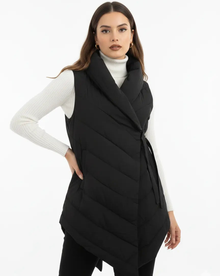 Gilet imbottito con cappuccio DORABELLA