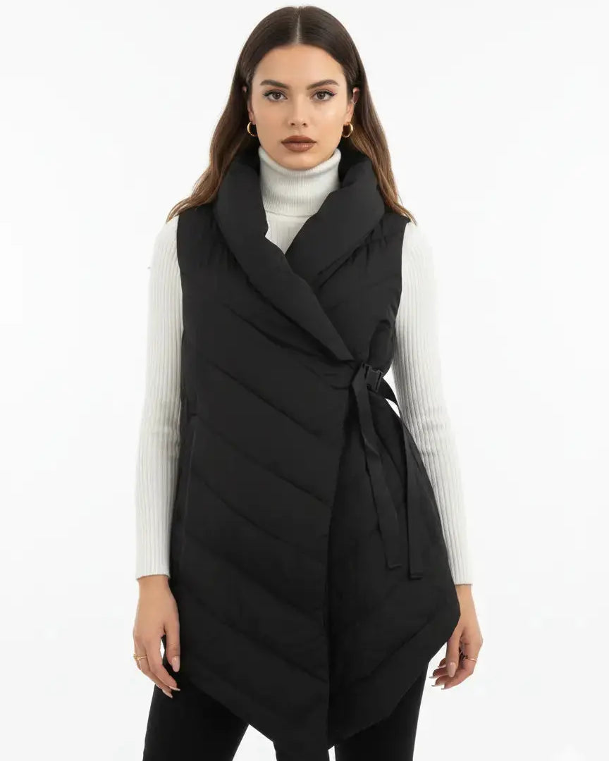 Gilet imbottito con cappuccio DORABELLA