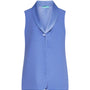 Gilet in crêpe tinta unita con collo sciallato LAVANDA DORABELLA XXL