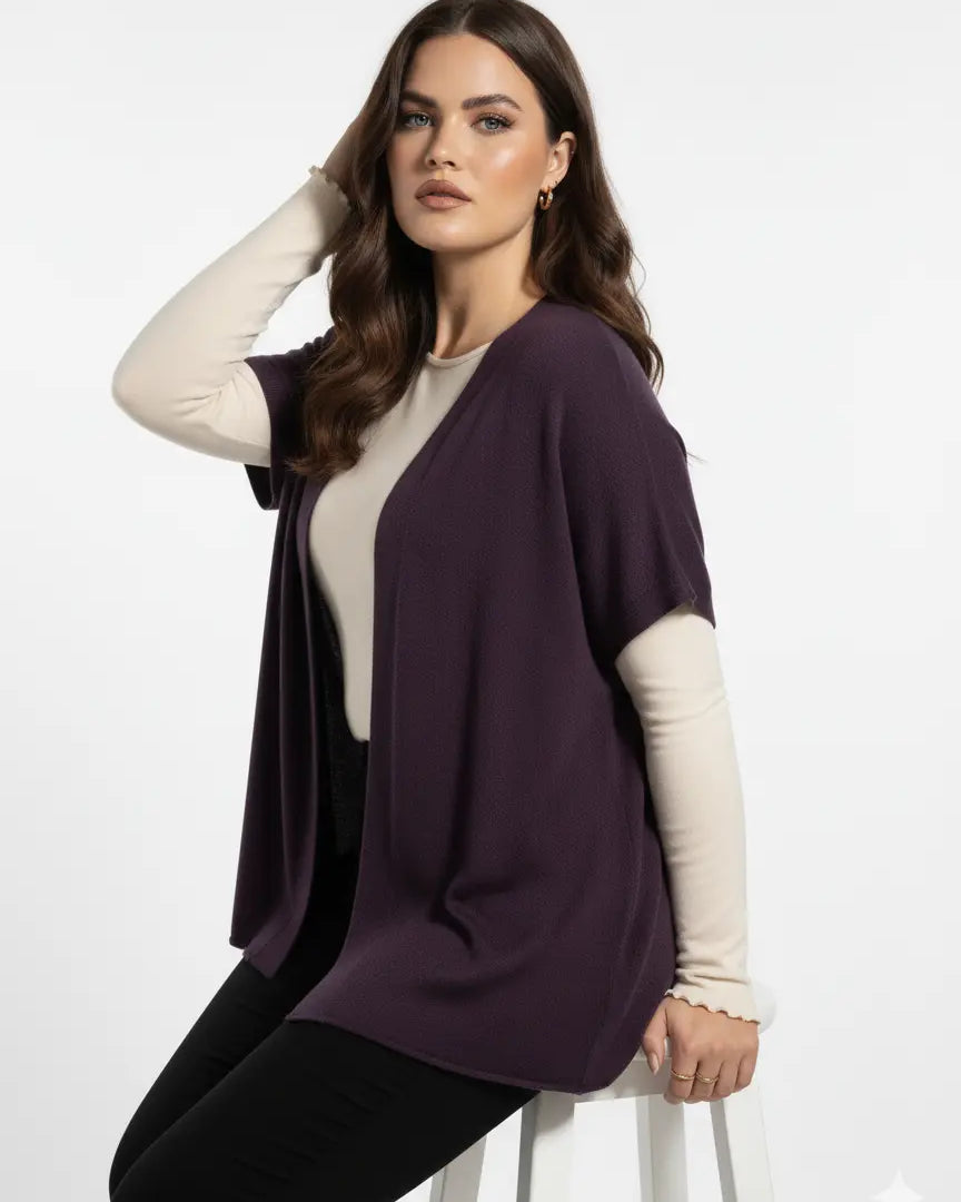 Gilet in maglia tinta unita DORABELLA