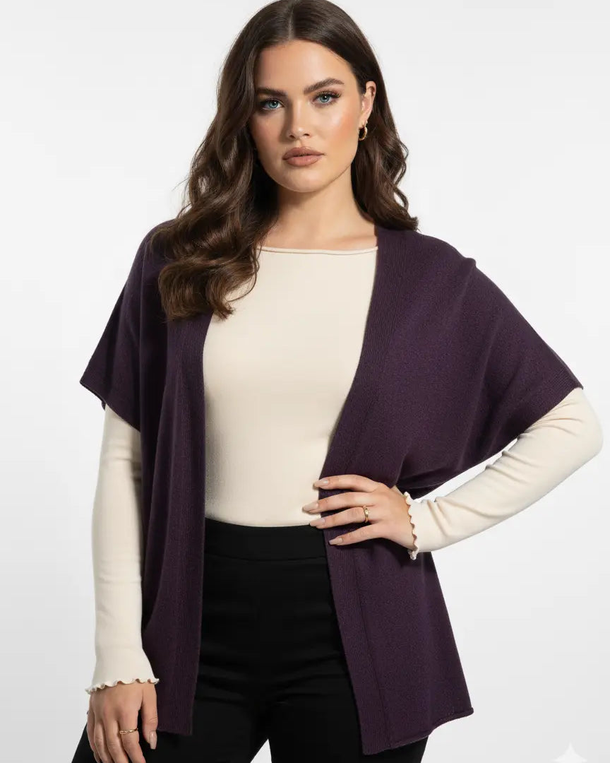 Gilet in maglia tinta unita DORABELLA