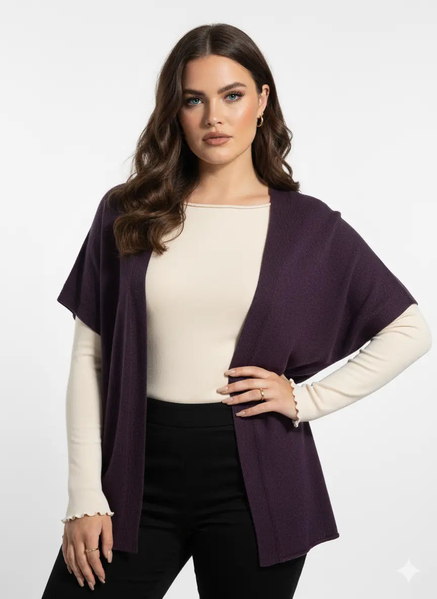 Gilet in maglia tinta unita DORABELLA