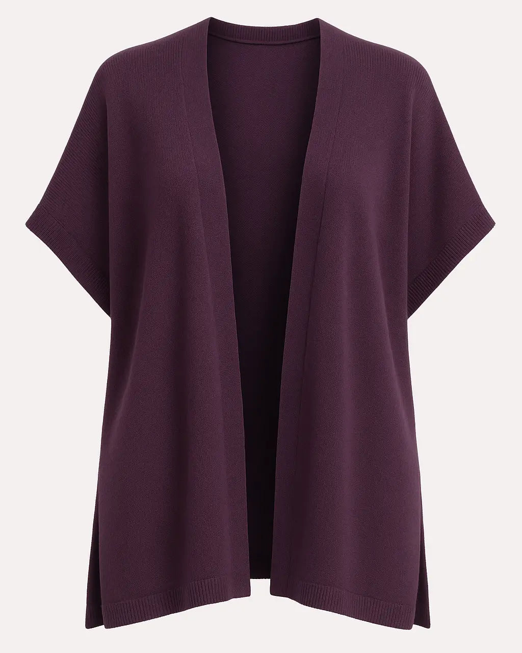 Gilet in maglia tinta unita DORABELLA L/XL / Prugna