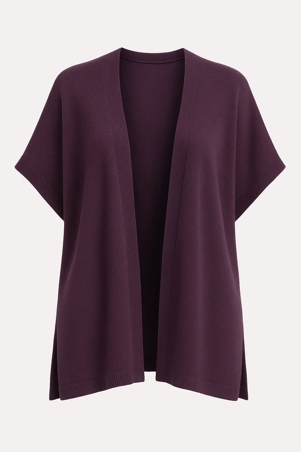 Gilet in maglia tinta unita DORABELLA L/XL / Prugna