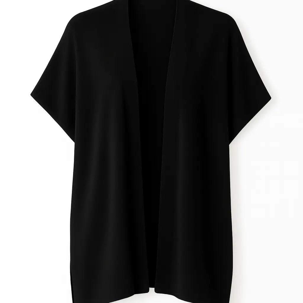 Gilet in maglia tinta unita DORABELLA L/XL / Nero