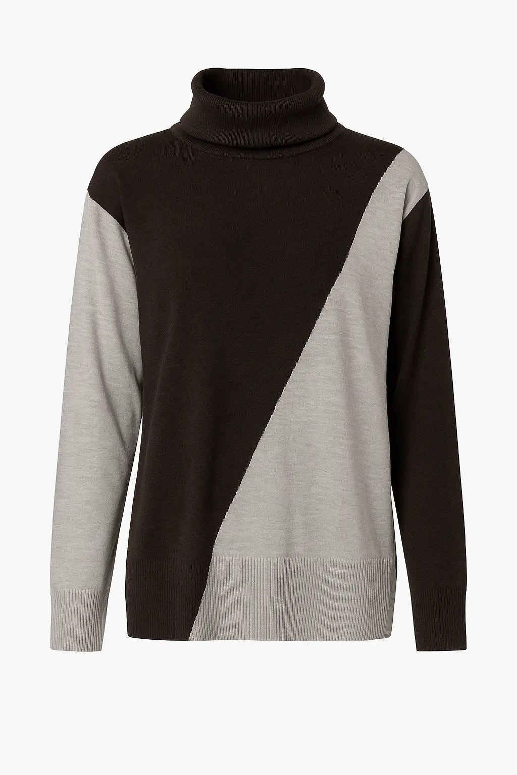 Girocollo bi-color con collo removibile DORABELLA PIU'