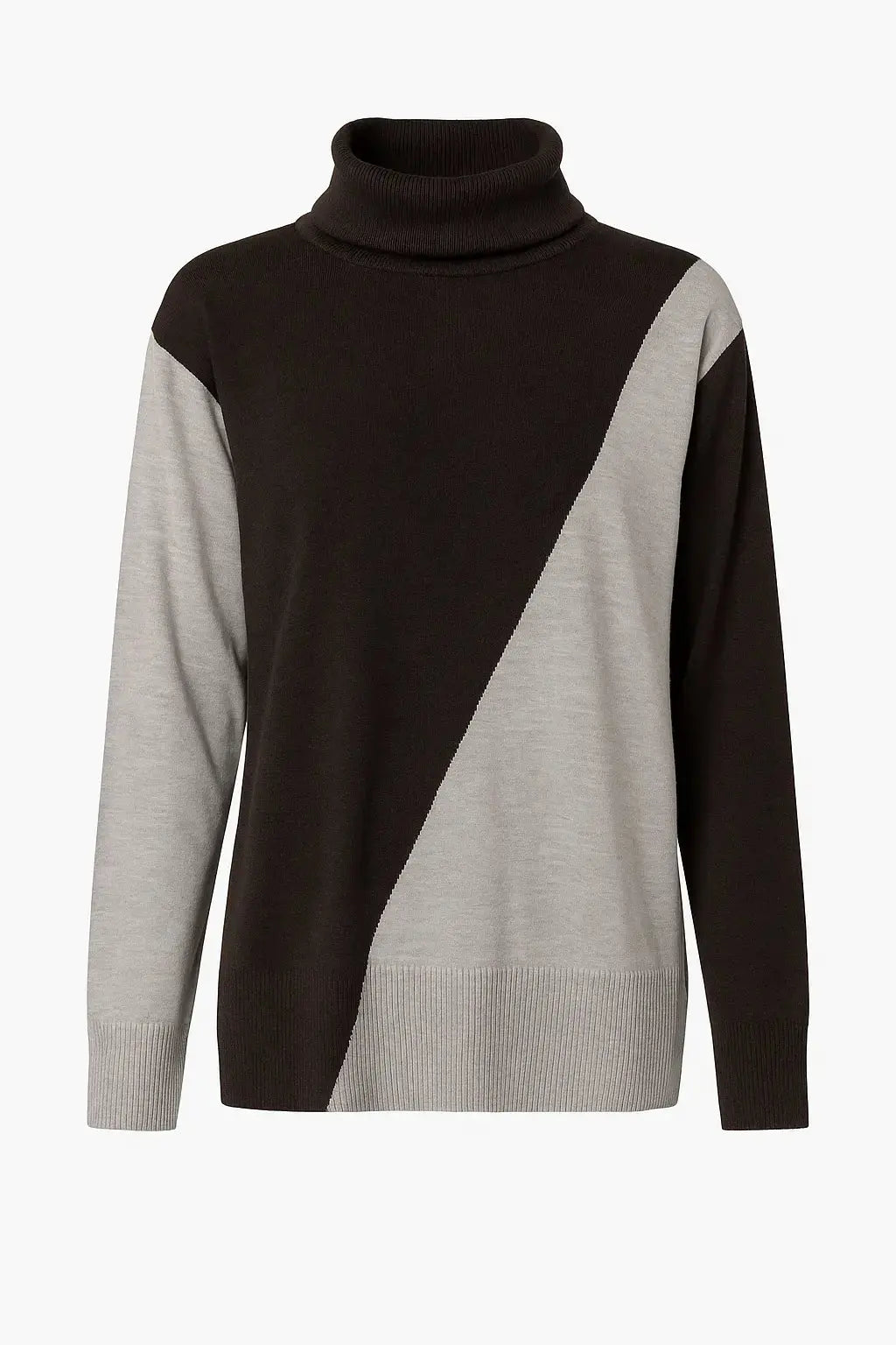 Girocollo bi-color con collo removibile DORABELLA PIU'