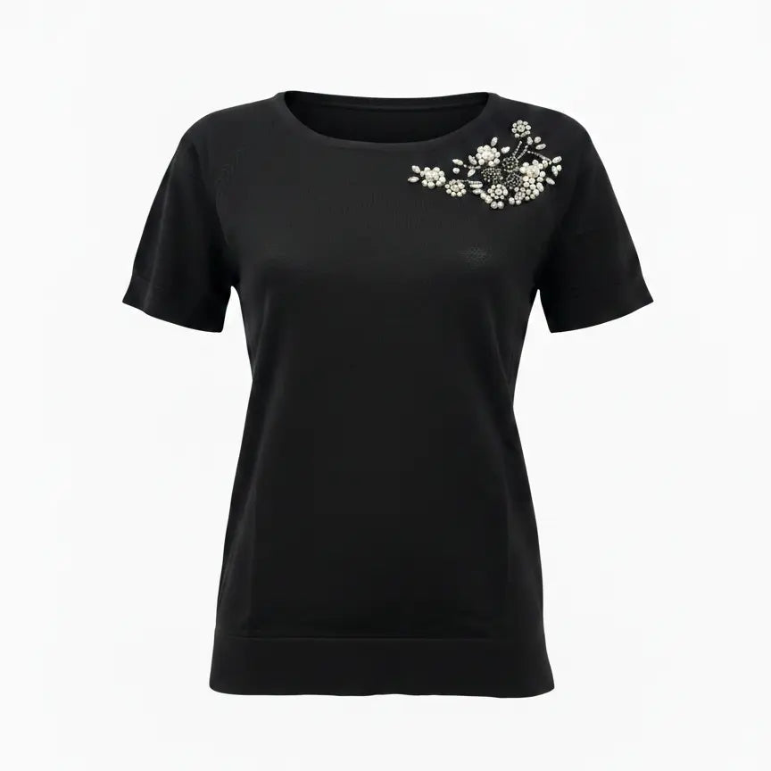 Girocollo con applicazioni DORABELLA