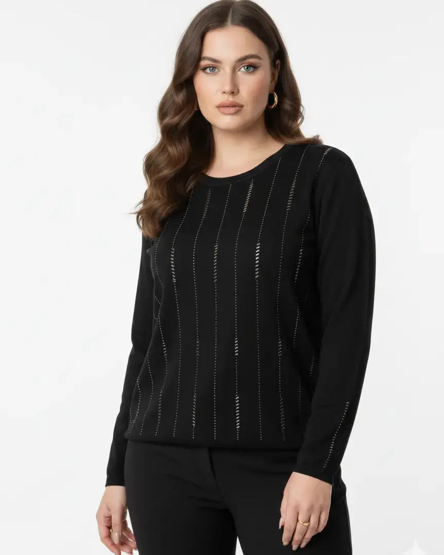 Girocollo con applicazioni DORABELLA PIU'