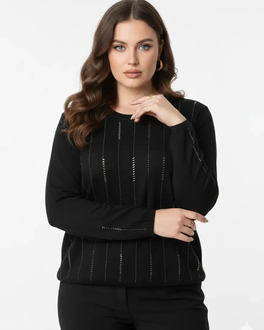 Girocollo con applicazioni DORABELLA PIU'