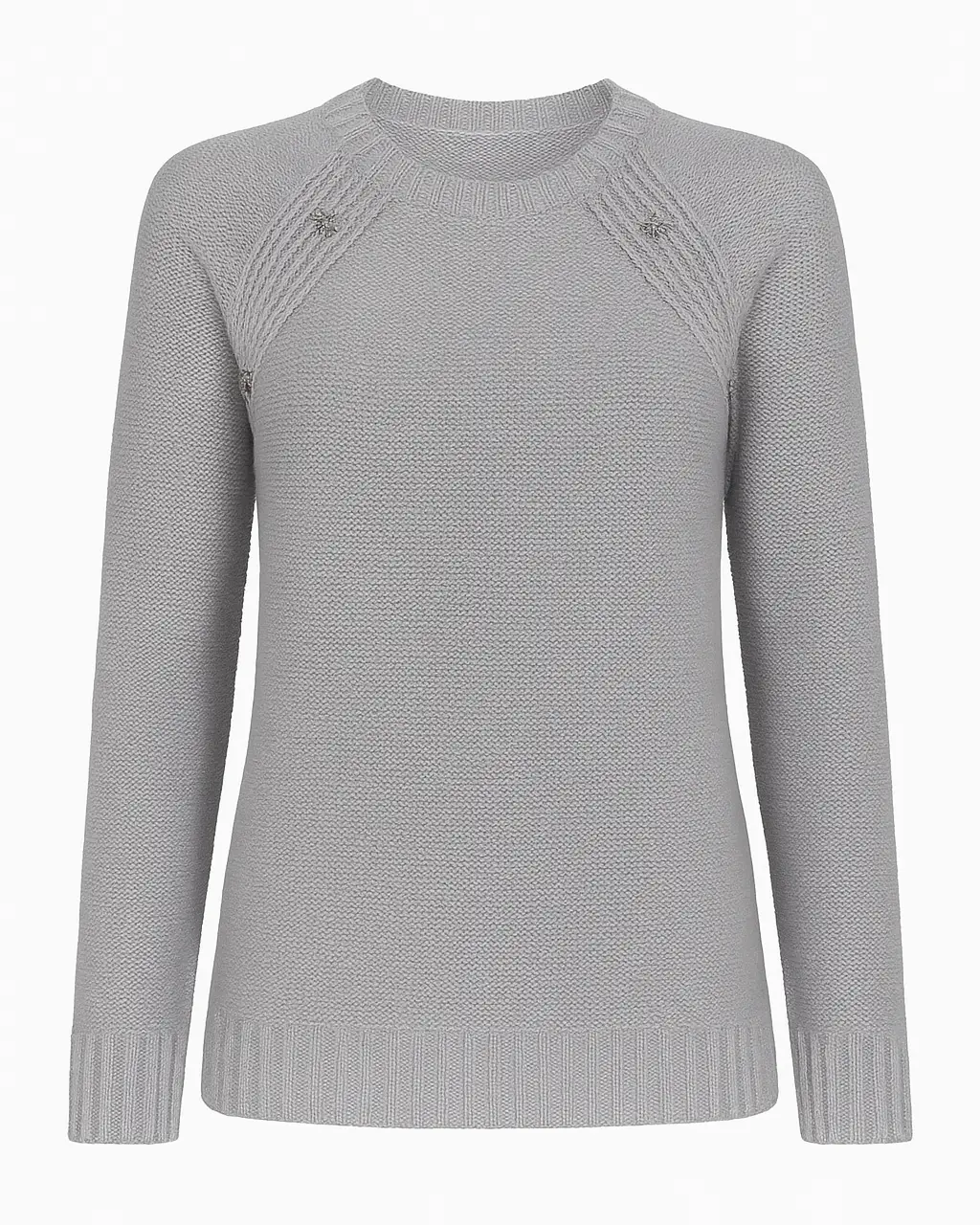 Girocollo con fiocchetti gioiello DORABELLA XL / Grigio