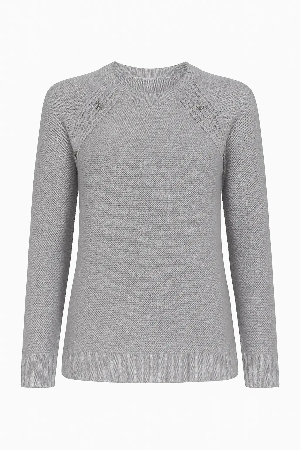 Girocollo con fiocchetti gioiello DORABELLA XL / Grigio