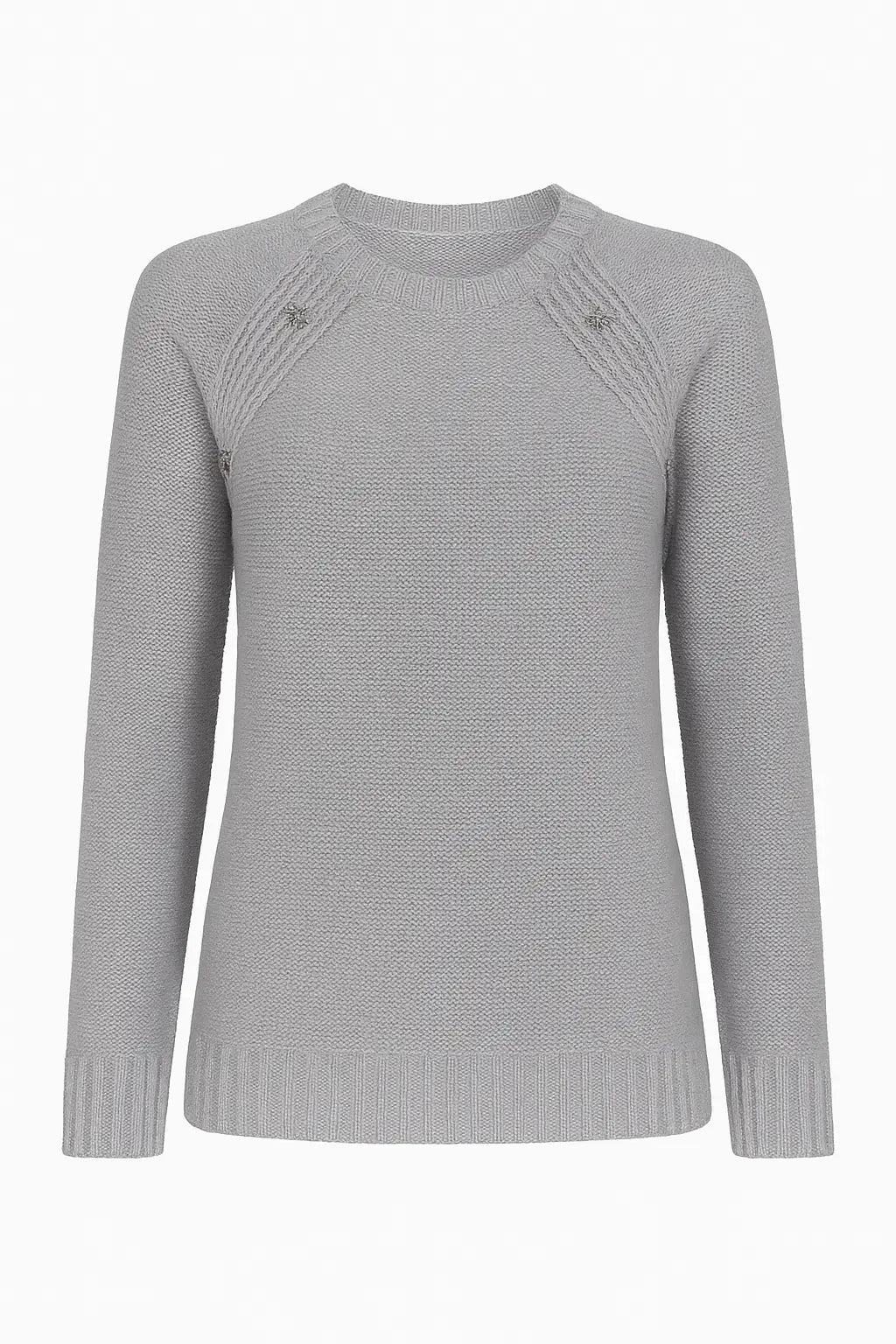 Girocollo con fiocchetti gioiello DORABELLA XL / Grigio