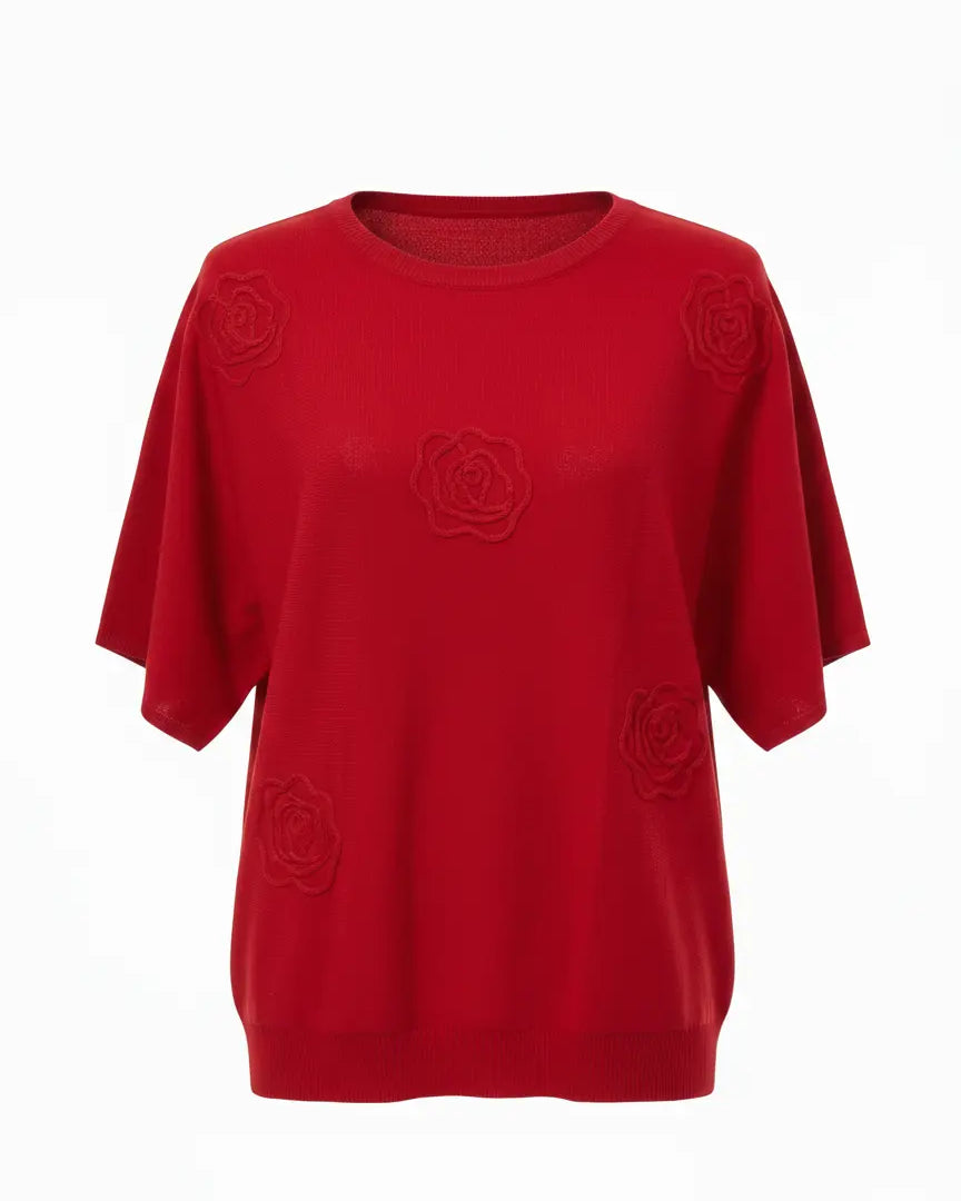 Girocollo con ricamo DORABELLA