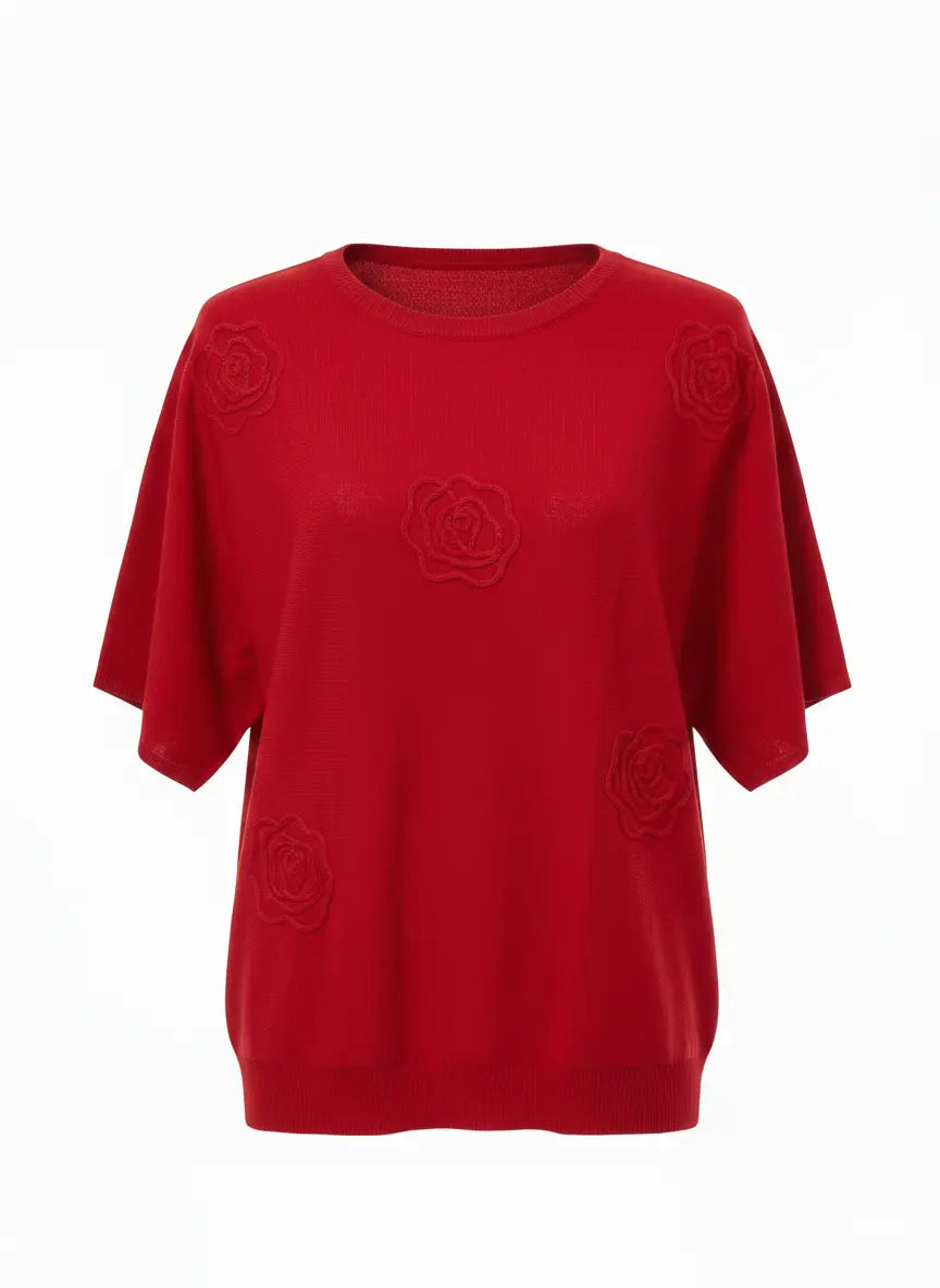 Girocollo con ricamo DORABELLA