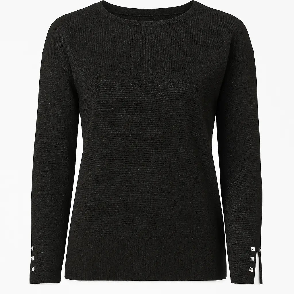 Girocollo in lurex con borchie DORABELLA PIU'