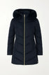 Giubbino 3/4 con cappuccio DORABELLA XXL / Blu