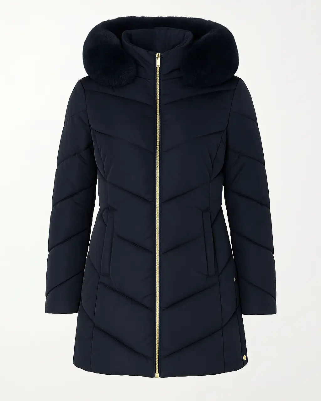 Giubbino 3/4 con cappuccio DORABELLA XXL / Blu