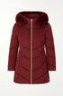 Giubbino 3/4 con cappuccio DORABELLA XXL / Bordeaux