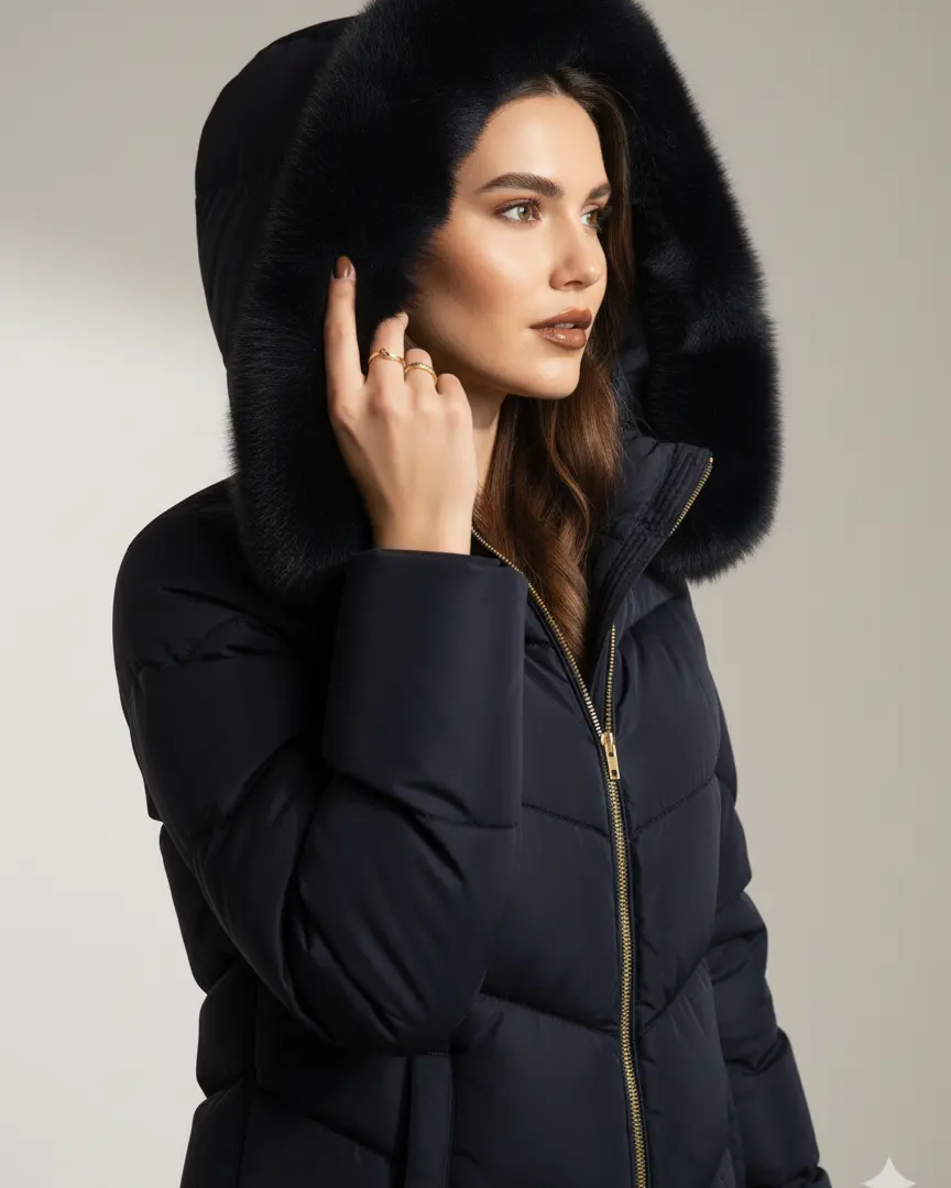 Giubbino 3/4 con cappuccio DORABELLA