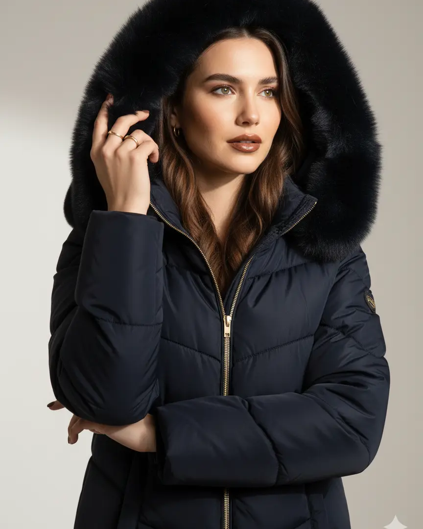 Giubbino 3/4 con cappuccio DORABELLA