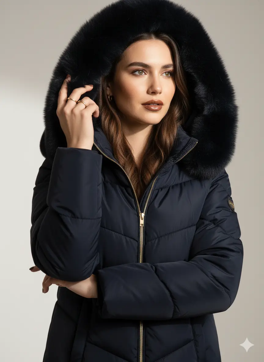 Giubbino 3/4 con cappuccio DORABELLA