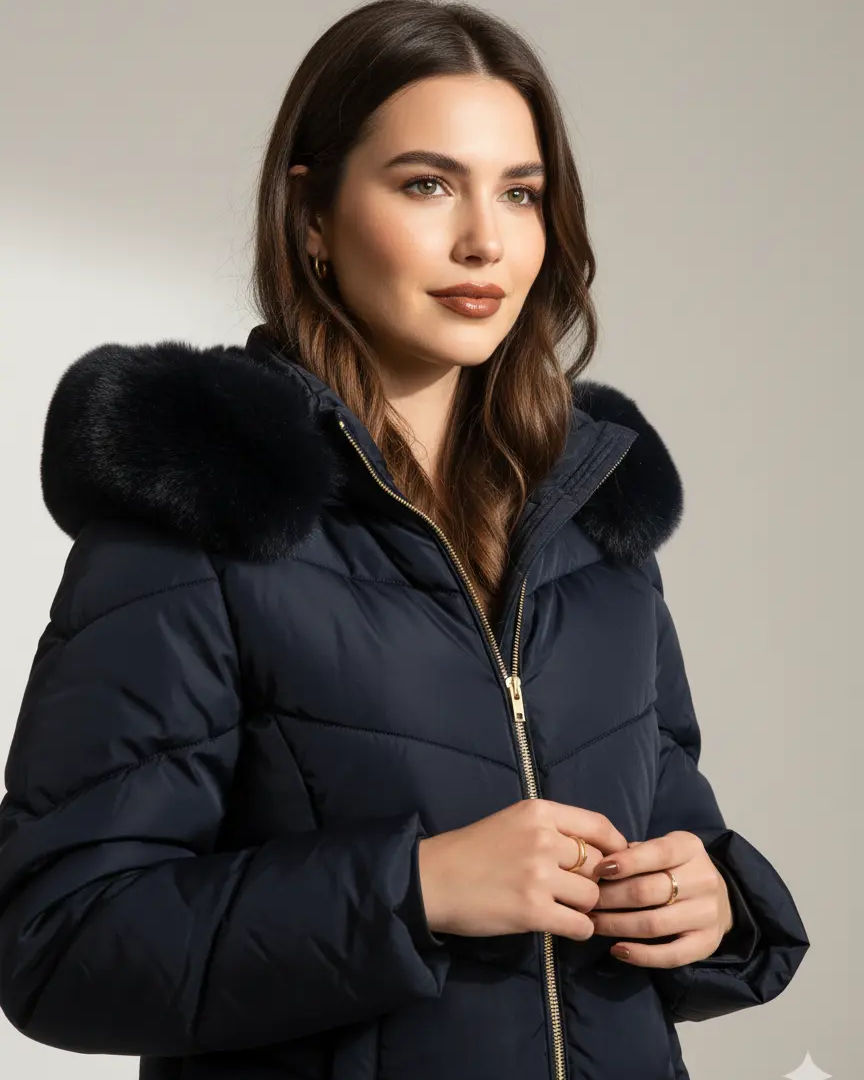 Giubbino 3/4 con cappuccio DORABELLA