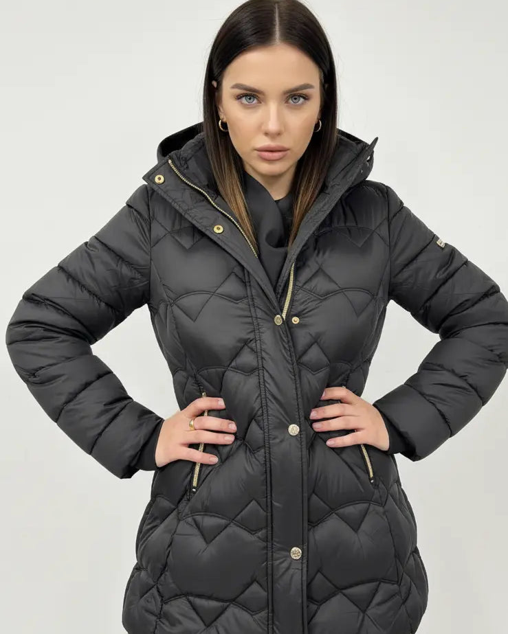 Giubbino 3/4 con cappuccio removibile DORABELLA