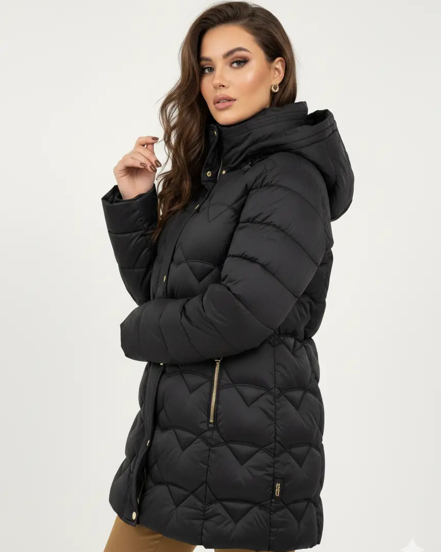 Giubbino 3/4 con cappuccio removibile DORABELLA