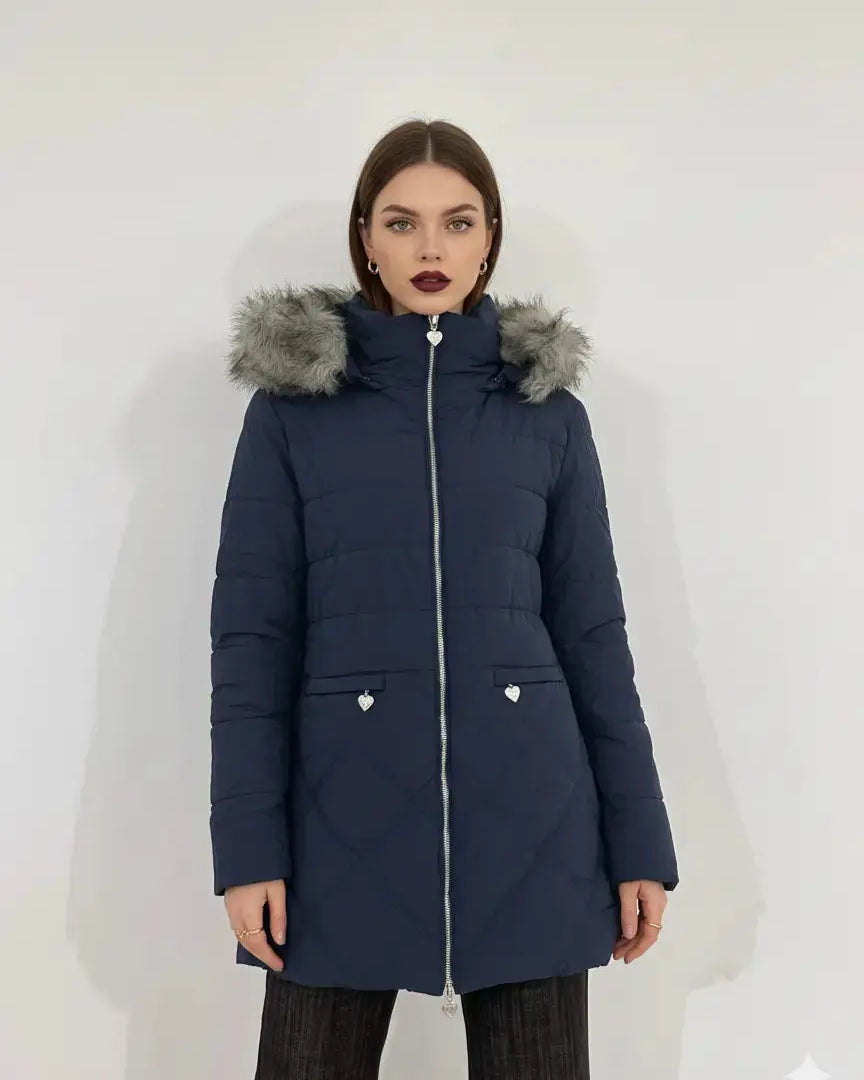 Giubbino con doppia impuntura e pelliccia murmasky DORABELLA