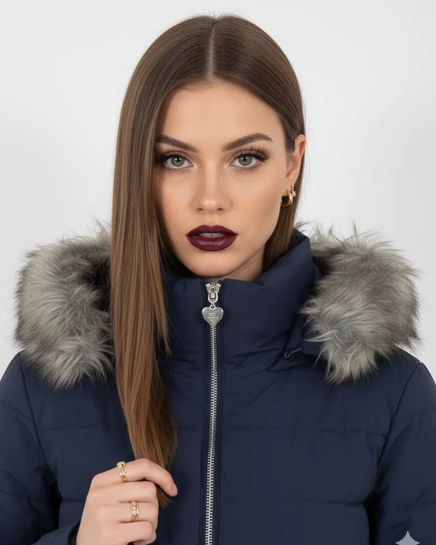 Giubbino con doppia impuntura e pelliccia murmasky DORABELLA