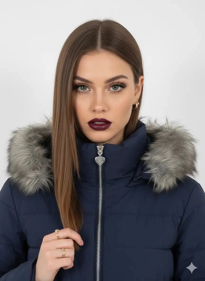 Giubbino con doppia impuntura e pelliccia murmasky DORABELLA
