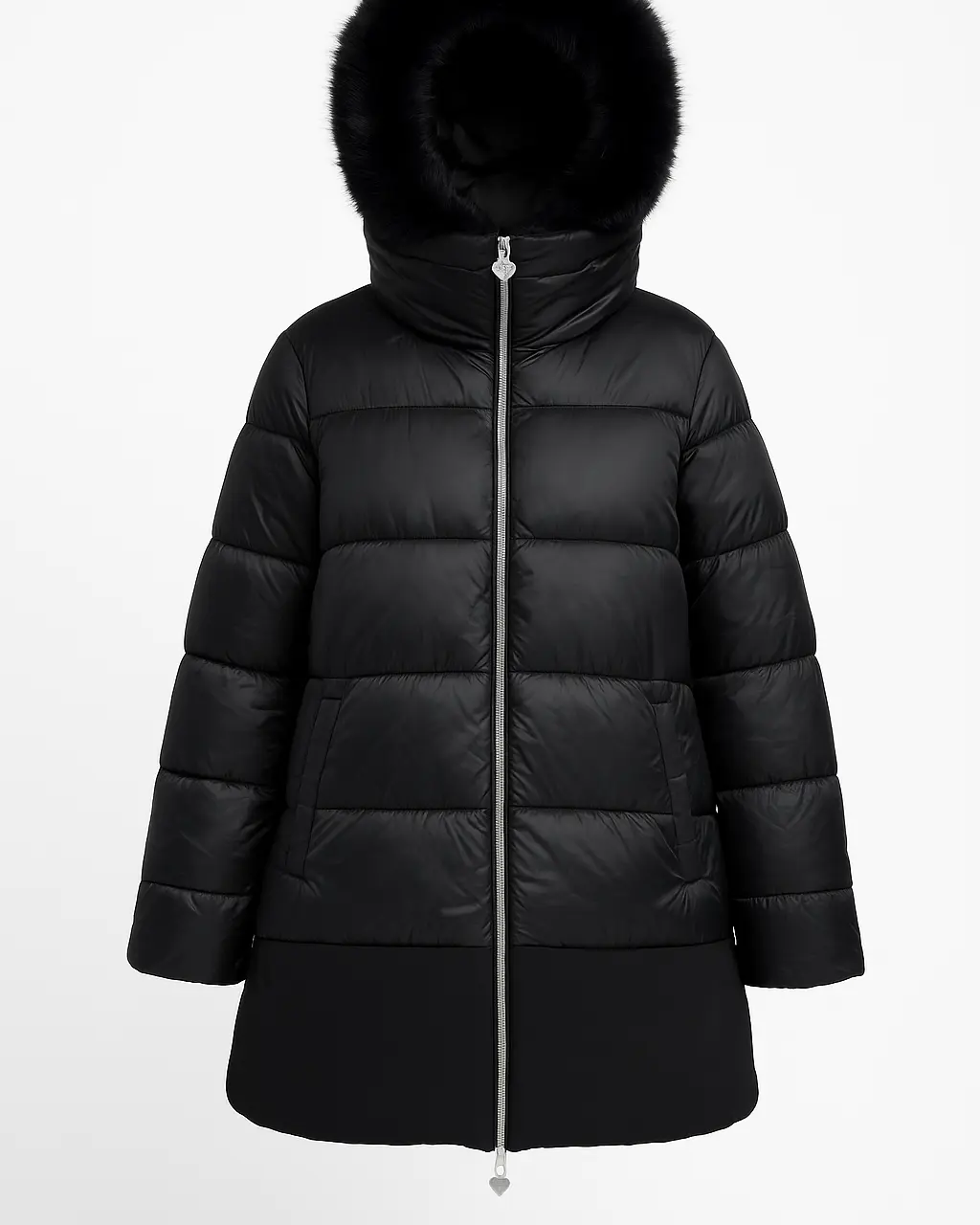 Giubbino con pelliccia al cappuccio DORABELLA PIU'