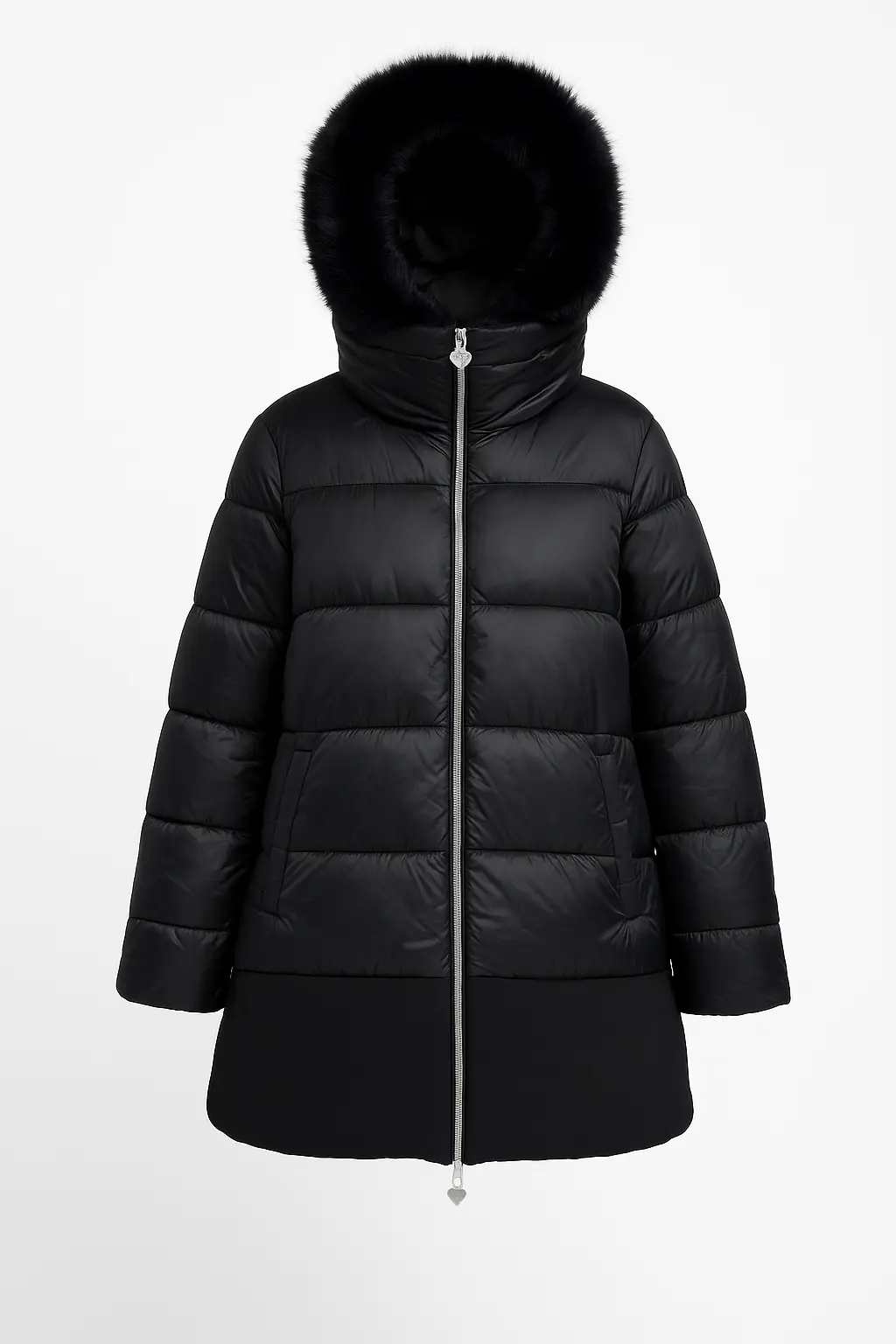 Giubbino con pelliccia al cappuccio DORABELLA PIU'