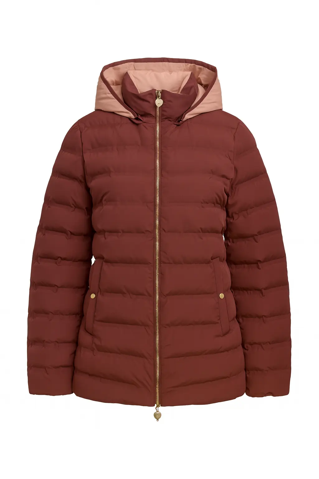 Giubbino corto con cappuccio e contrasto DORABELLA