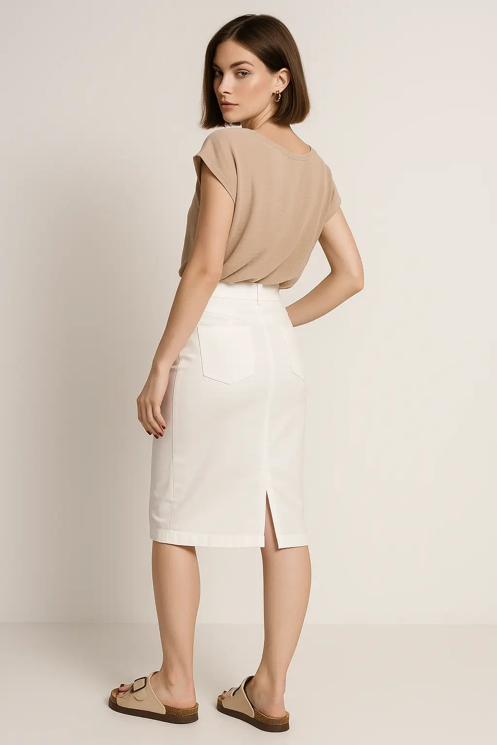 Gonna 5 tasche con spacco sul retro DORABELLA