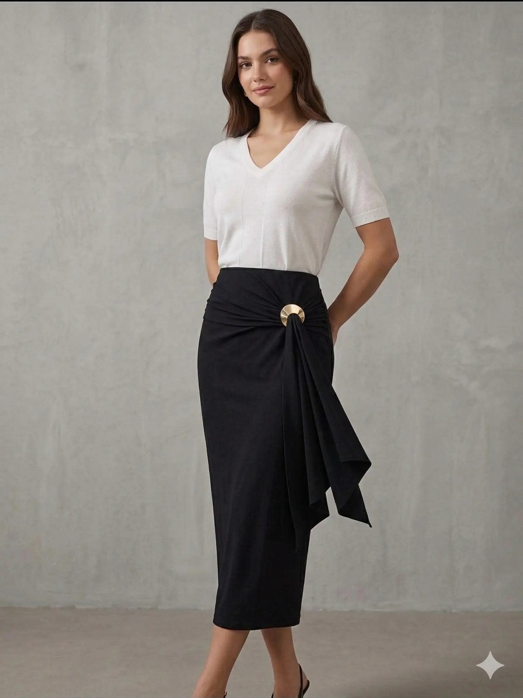 Gonna Ity tinta unita DORABELLA