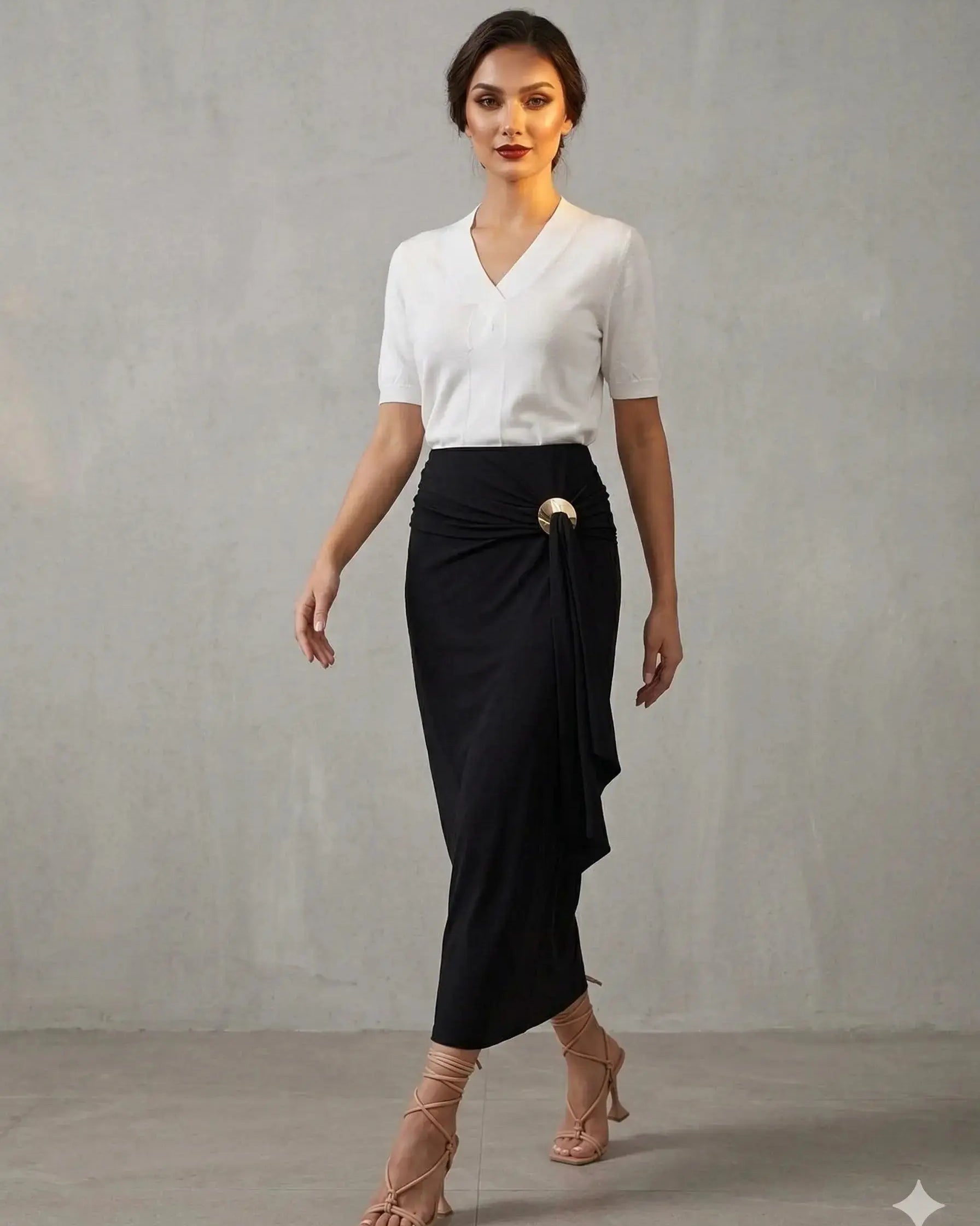 Gonna Ity tinta unita DORABELLA